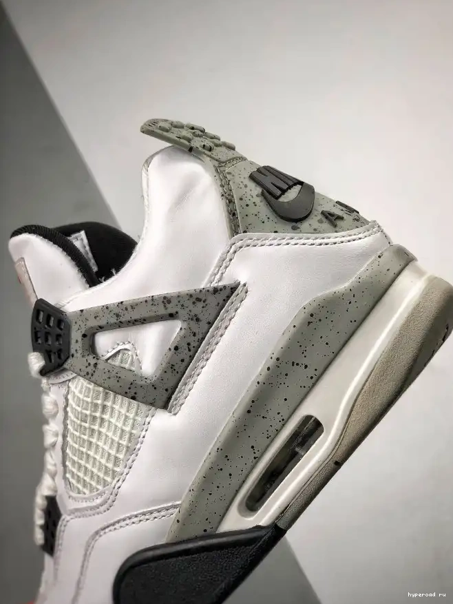 OG Air White (nike) Cement 4 Jordan 840606-192 0417